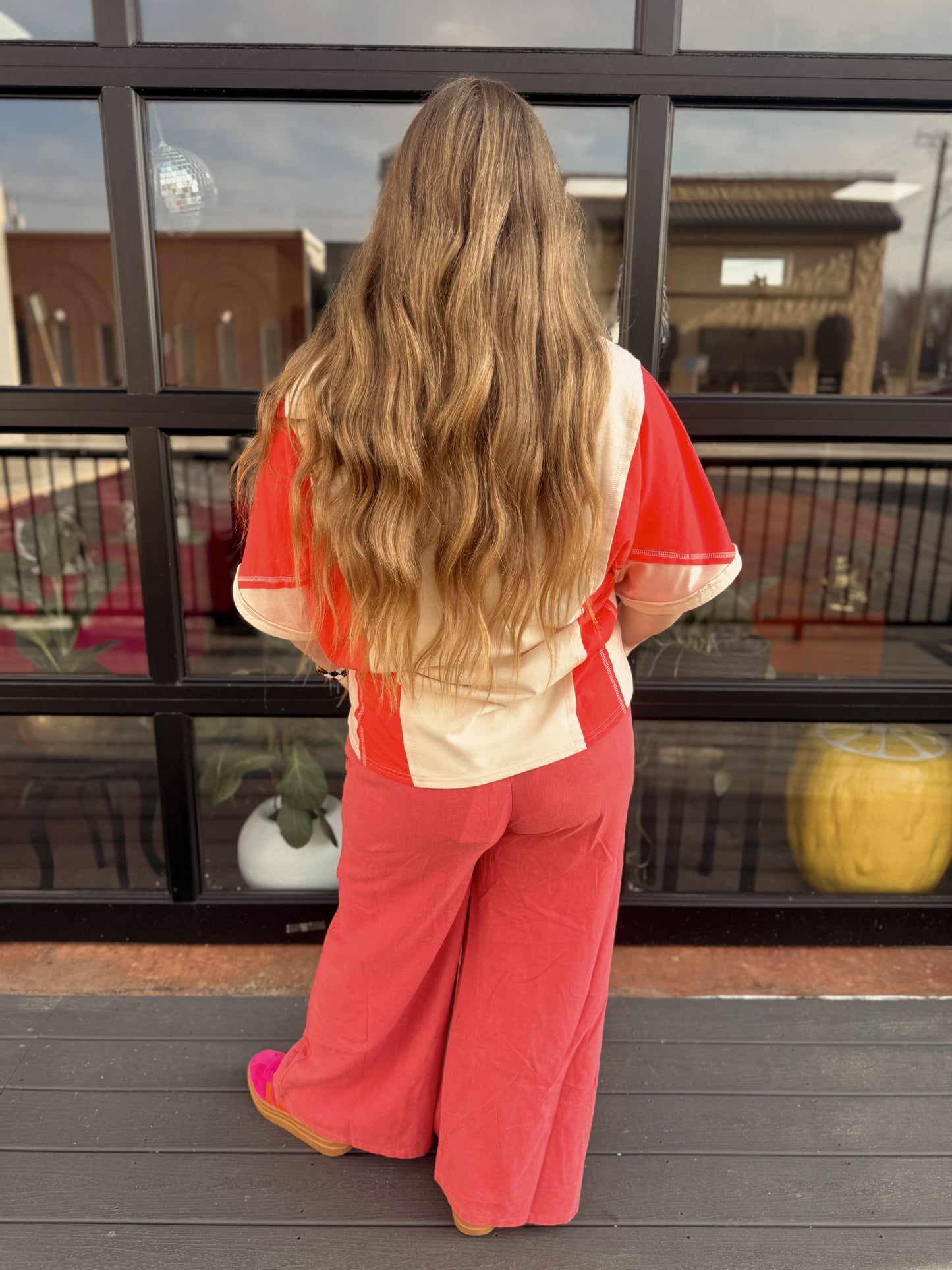 Woven Wide Leg Pants