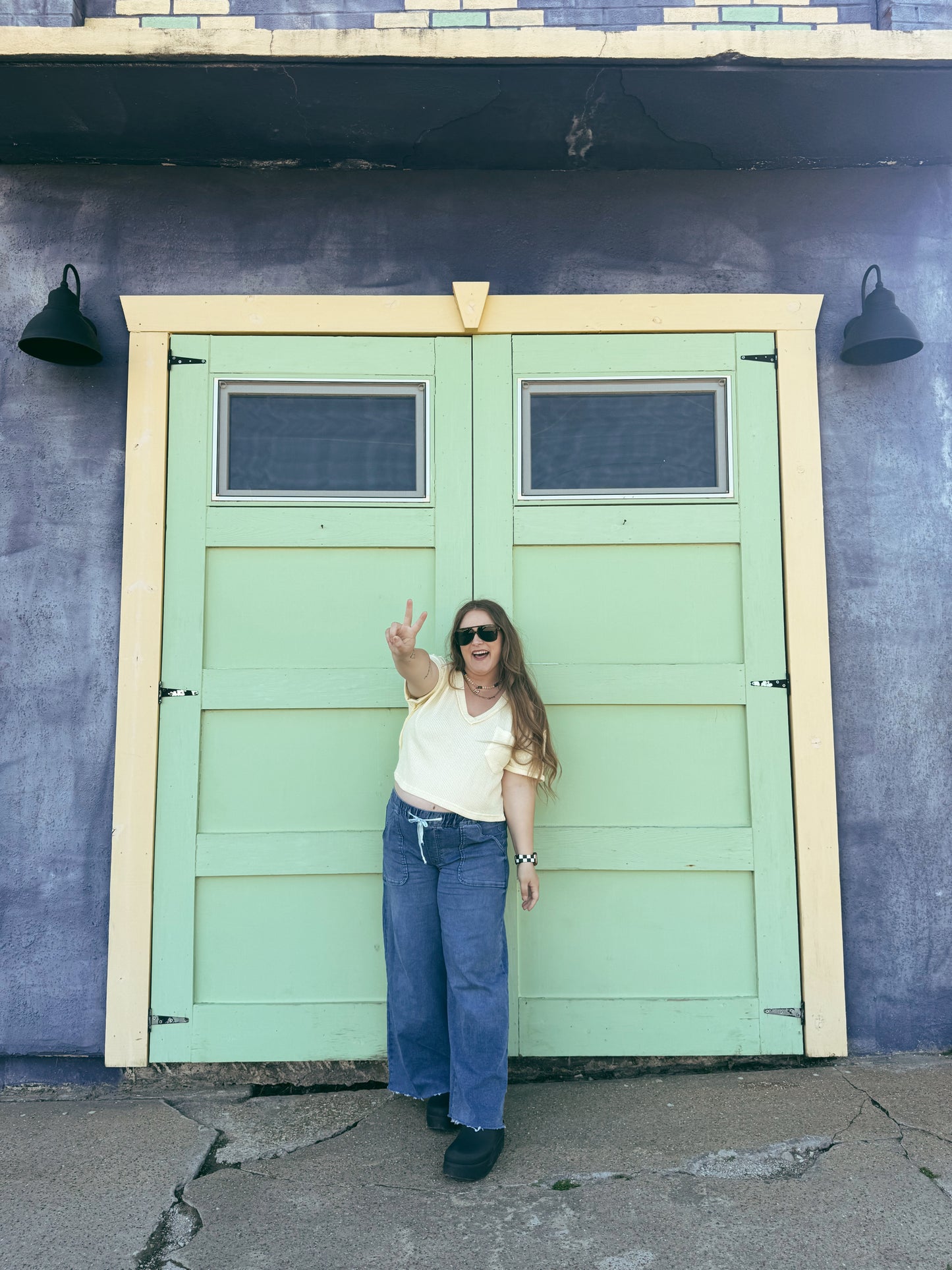 Butter Yellow Ribbed Knit Top