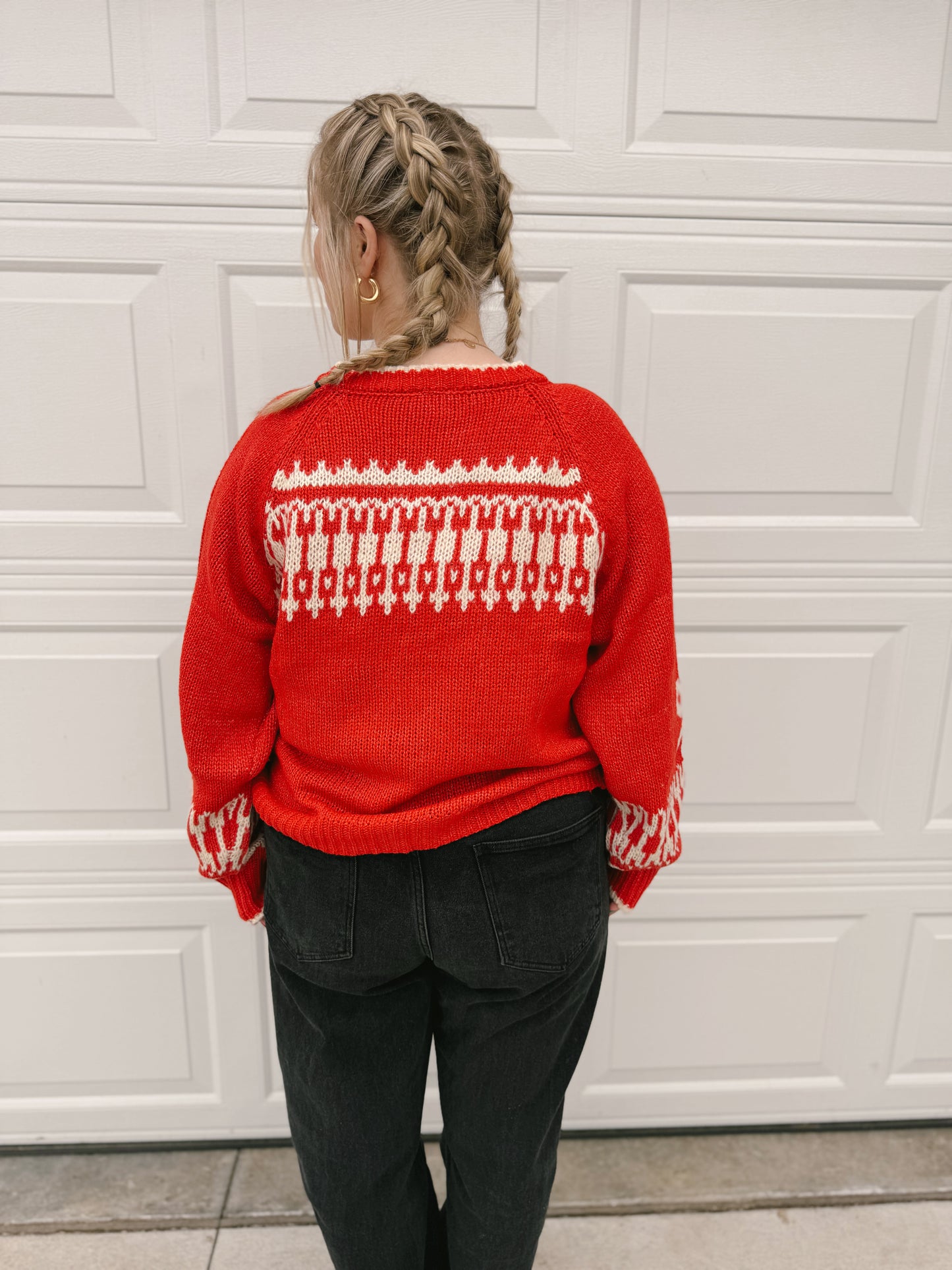 Geese Sweater Cardigan