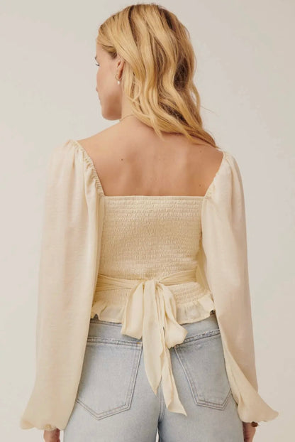 Sweetheart Smocked Top