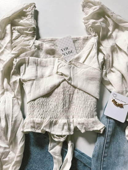 Sweetheart Smocked Top