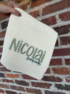Woven Name Blanket