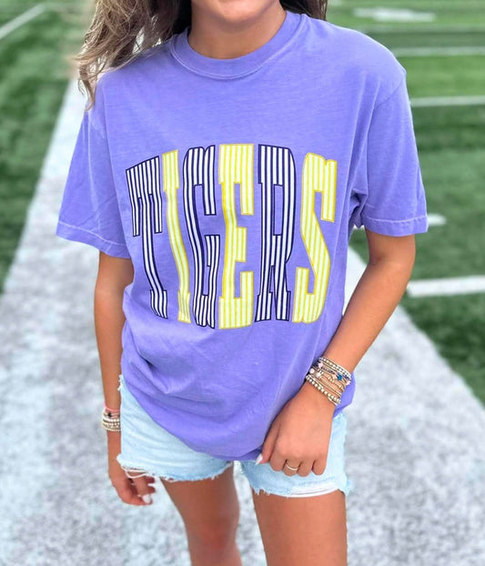 Stripe Custom Tee+Crew