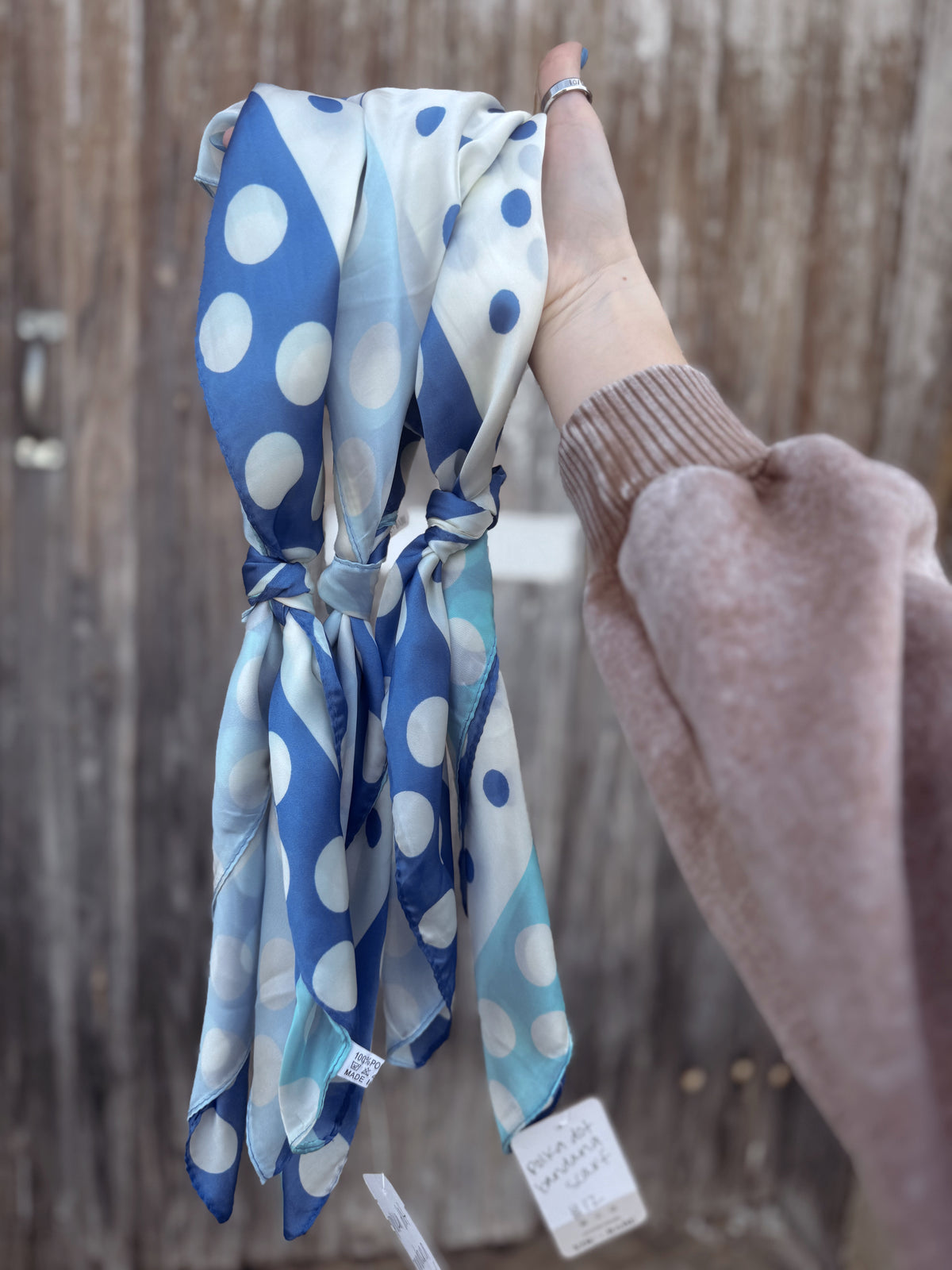 Polka Dot Banana Scarf