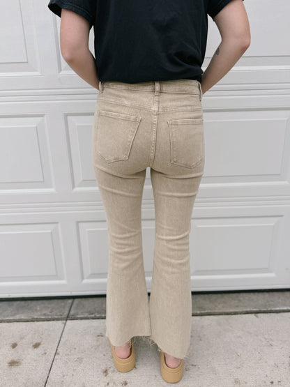 Taupe Denim Pants
