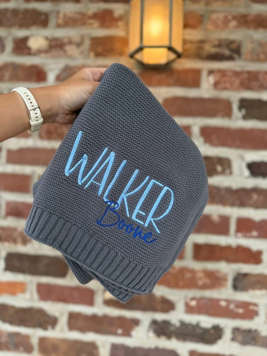 Woven Name Blanket