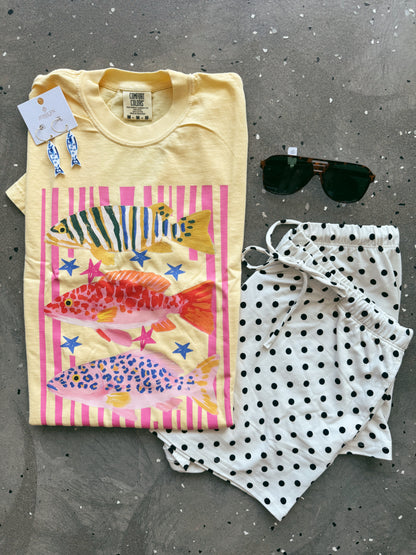 Colorful Fish Tee