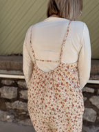 Pleated Floral Jumpsuit