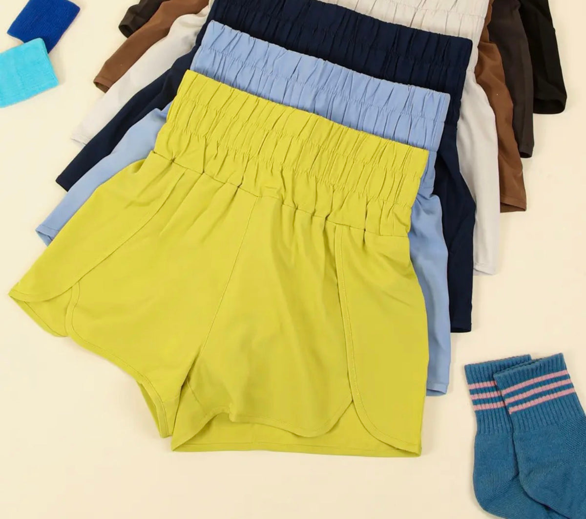 Lime Active Shorts