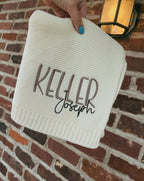 Woven Name Blanket