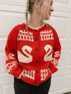 Geese Sweater Cardigan
