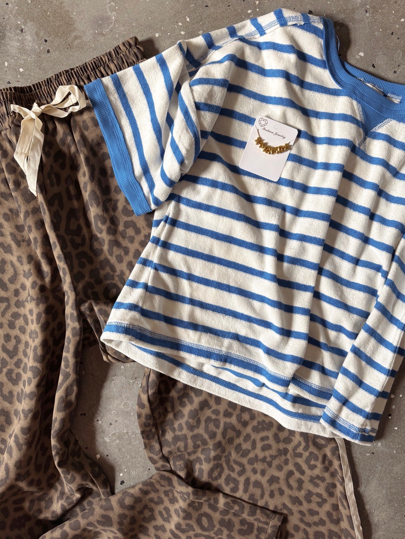 Stripe Comfy Knit Top