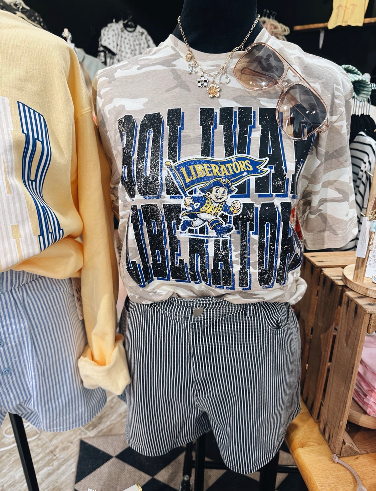 Camo Bolivar Liberators Tee