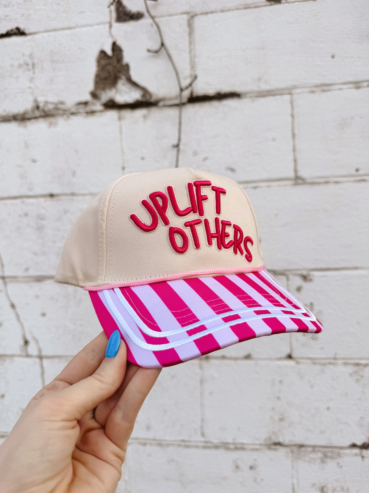 Striped Uplift Others Hat