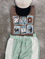 Vintage Baseball Stamp Tee