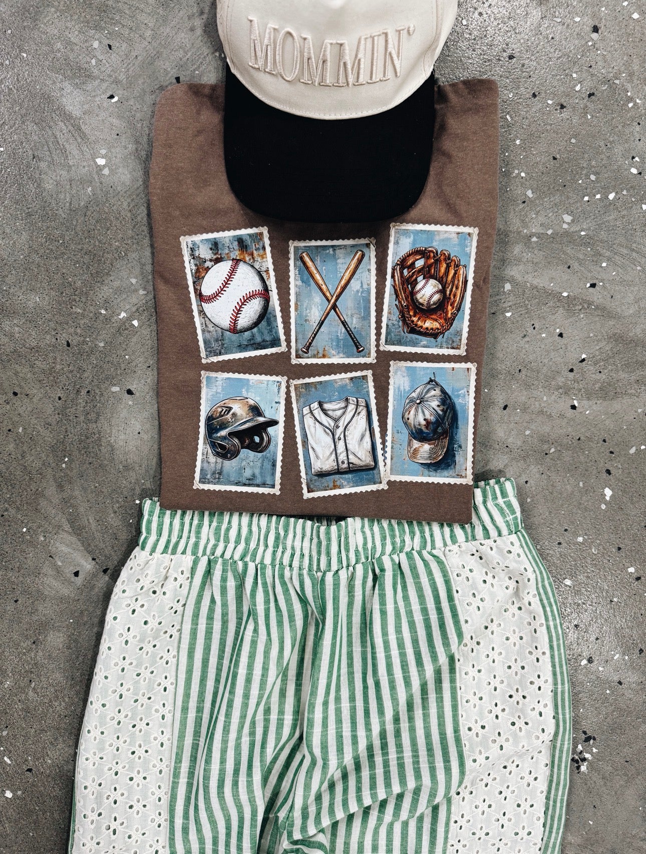 Vintage Baseball Stamp Tee