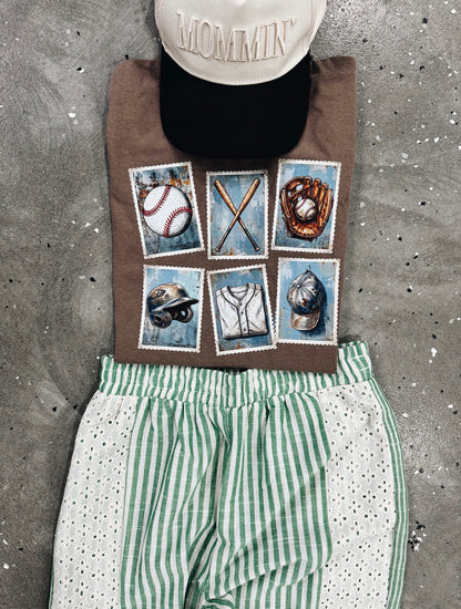 Vintage Baseball Stamp Tee