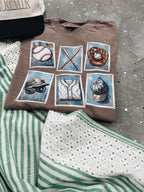Vintage Baseball Stamp Tee