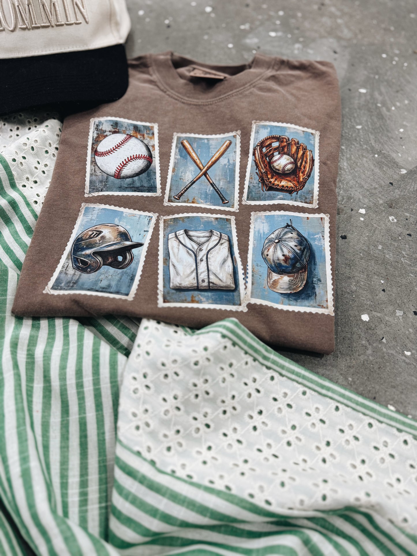 Vintage Baseball Stamp Tee