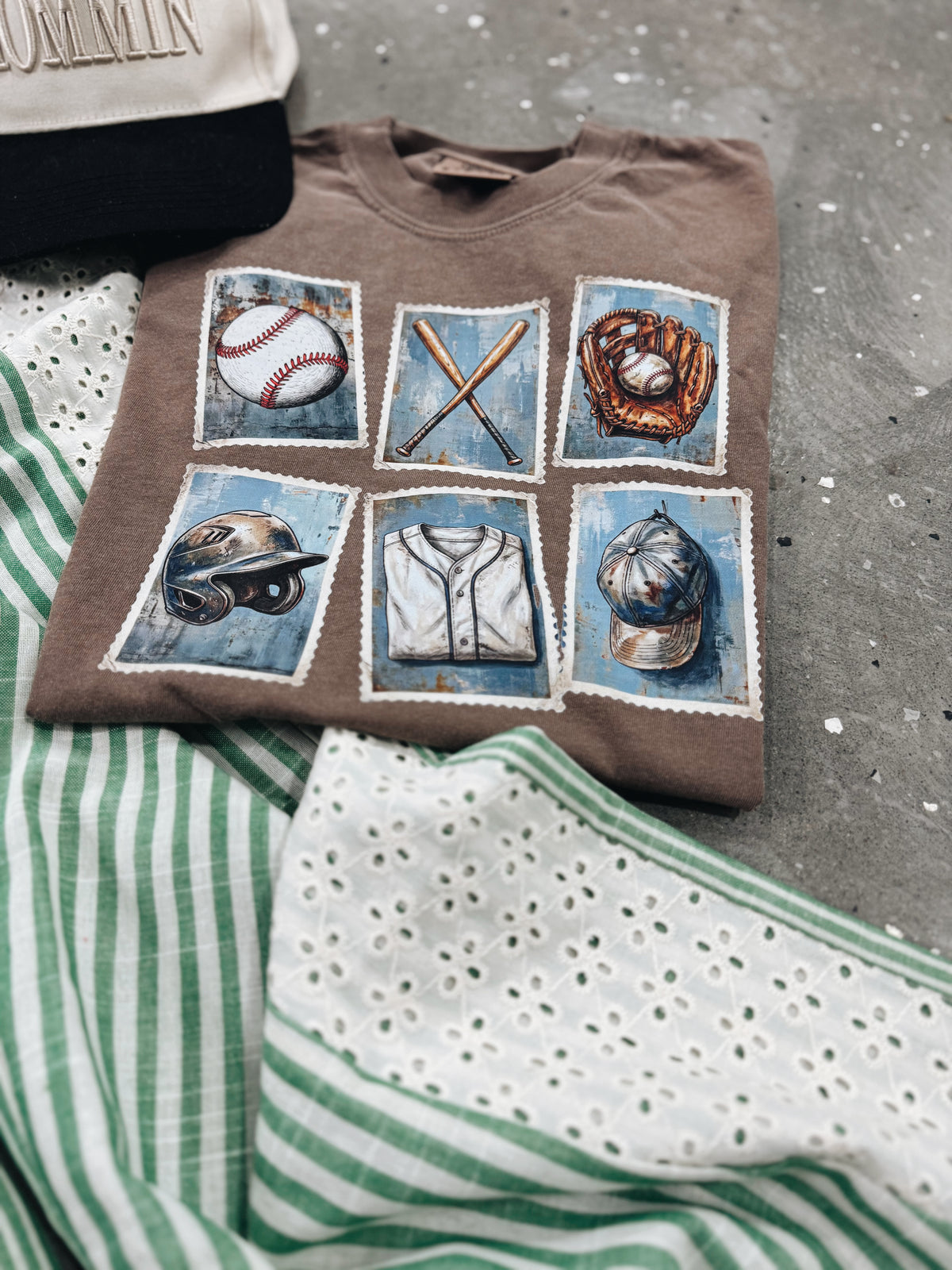 Vintage Baseball Stamp Tee