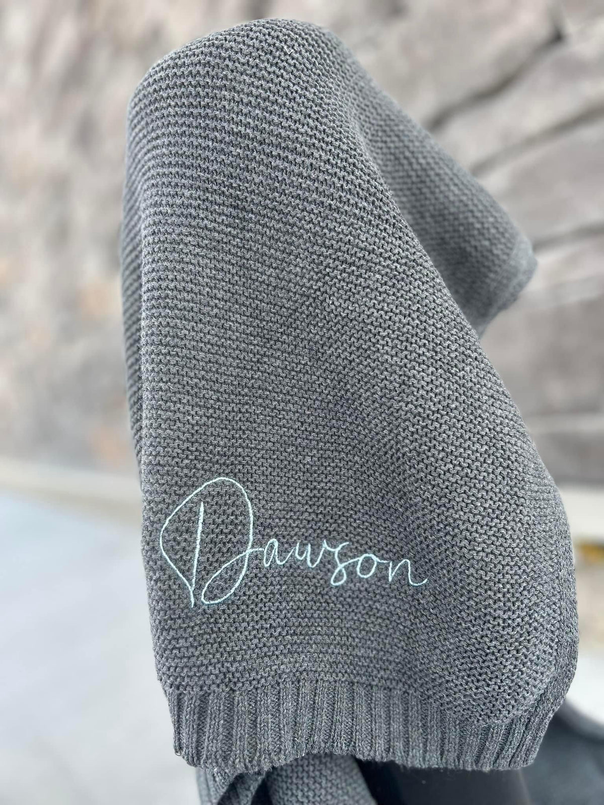 Woven Name Blanket