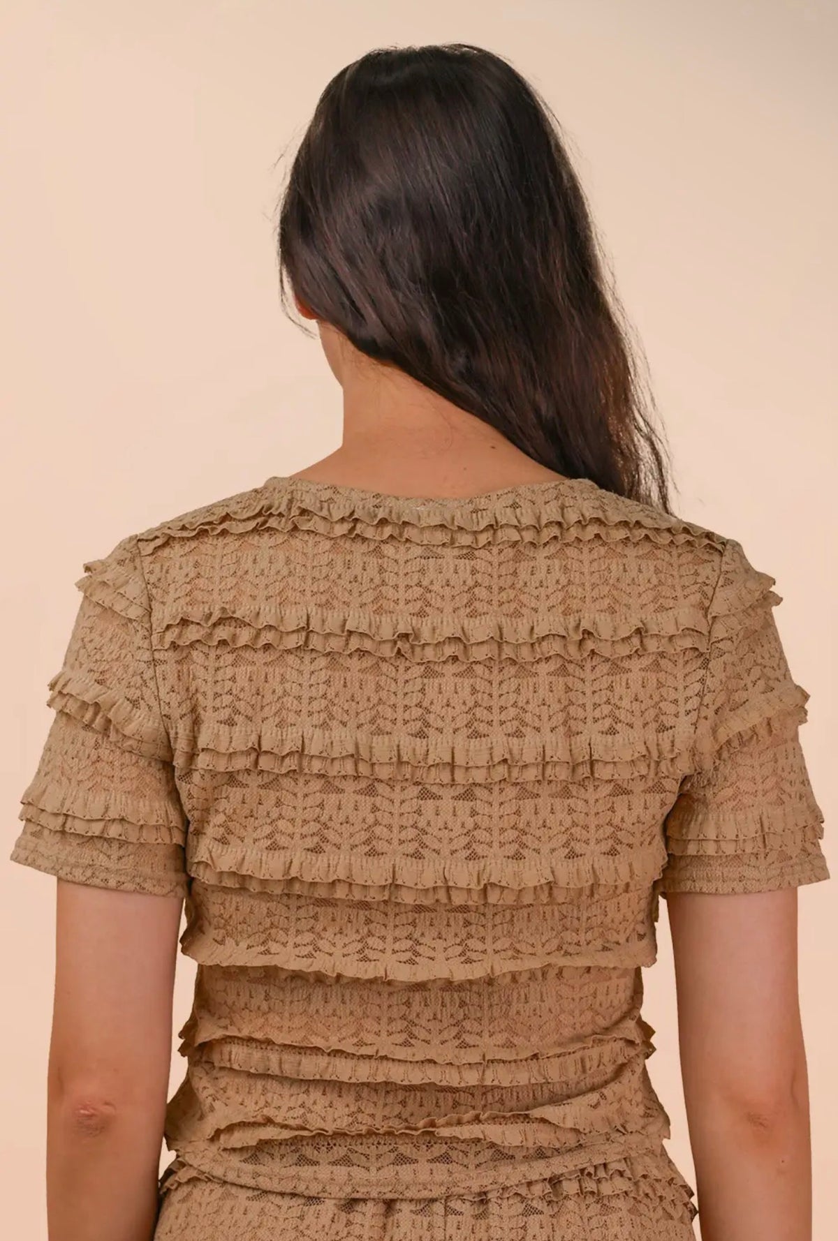 Lace Tiered Blouse