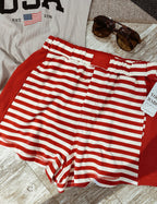 Stripe Colorblock Shorts
