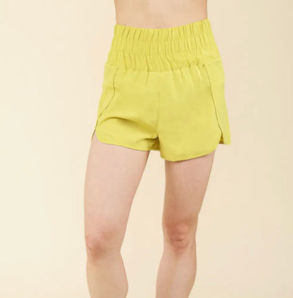 Lime Active Shorts
