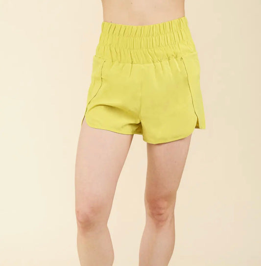 Lime Active Shorts