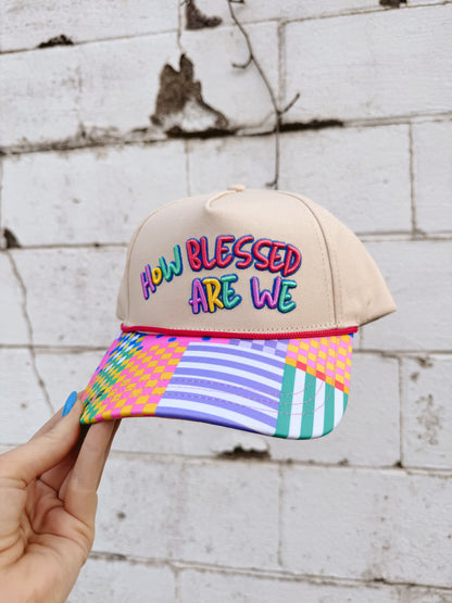How Blessed Are We Patchwork Hat