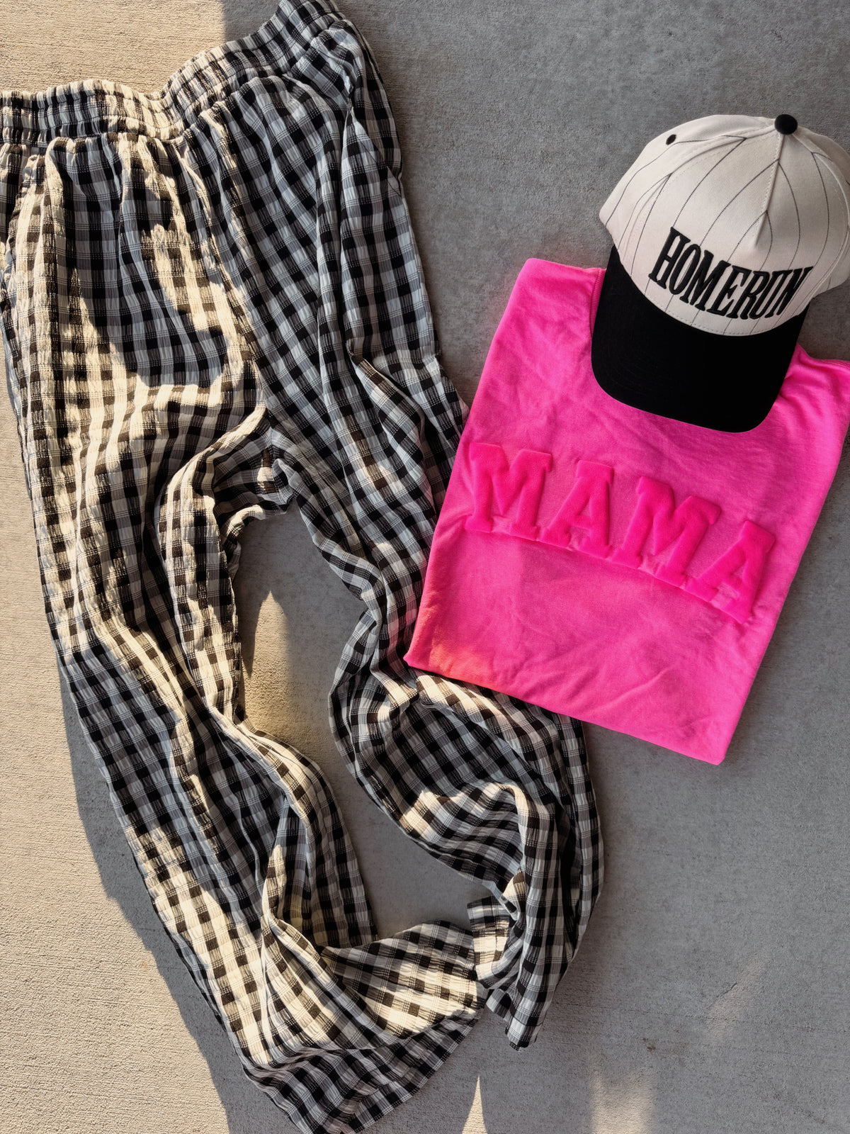 Pink Mama Puff Paint Tee