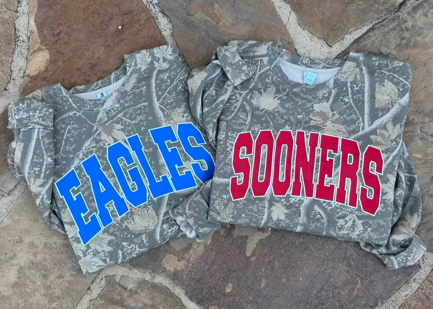 Custom Camo Sweatshirts