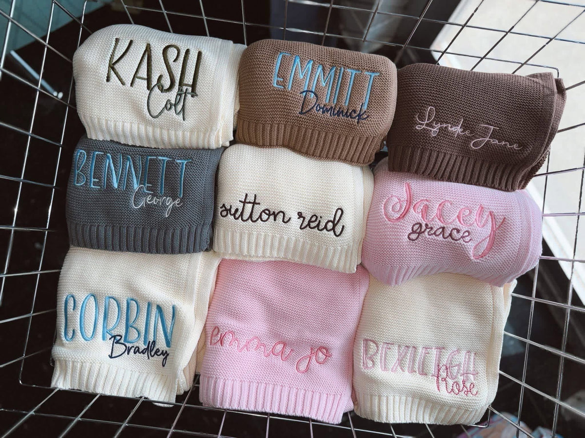 Woven Name Blanket