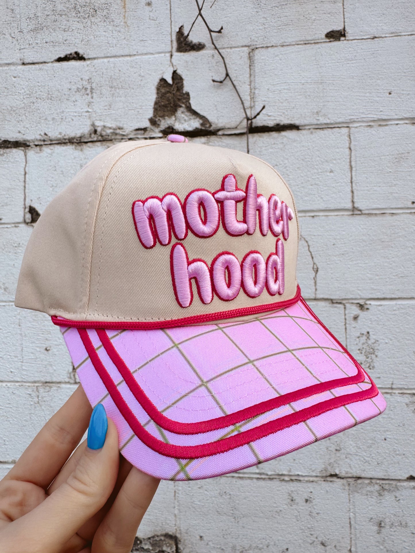 Plaid Mothethood Hat