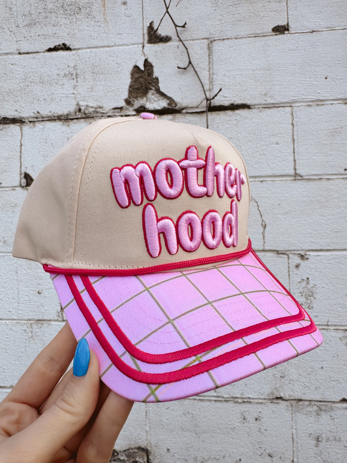 Plaid Mothethood Hat