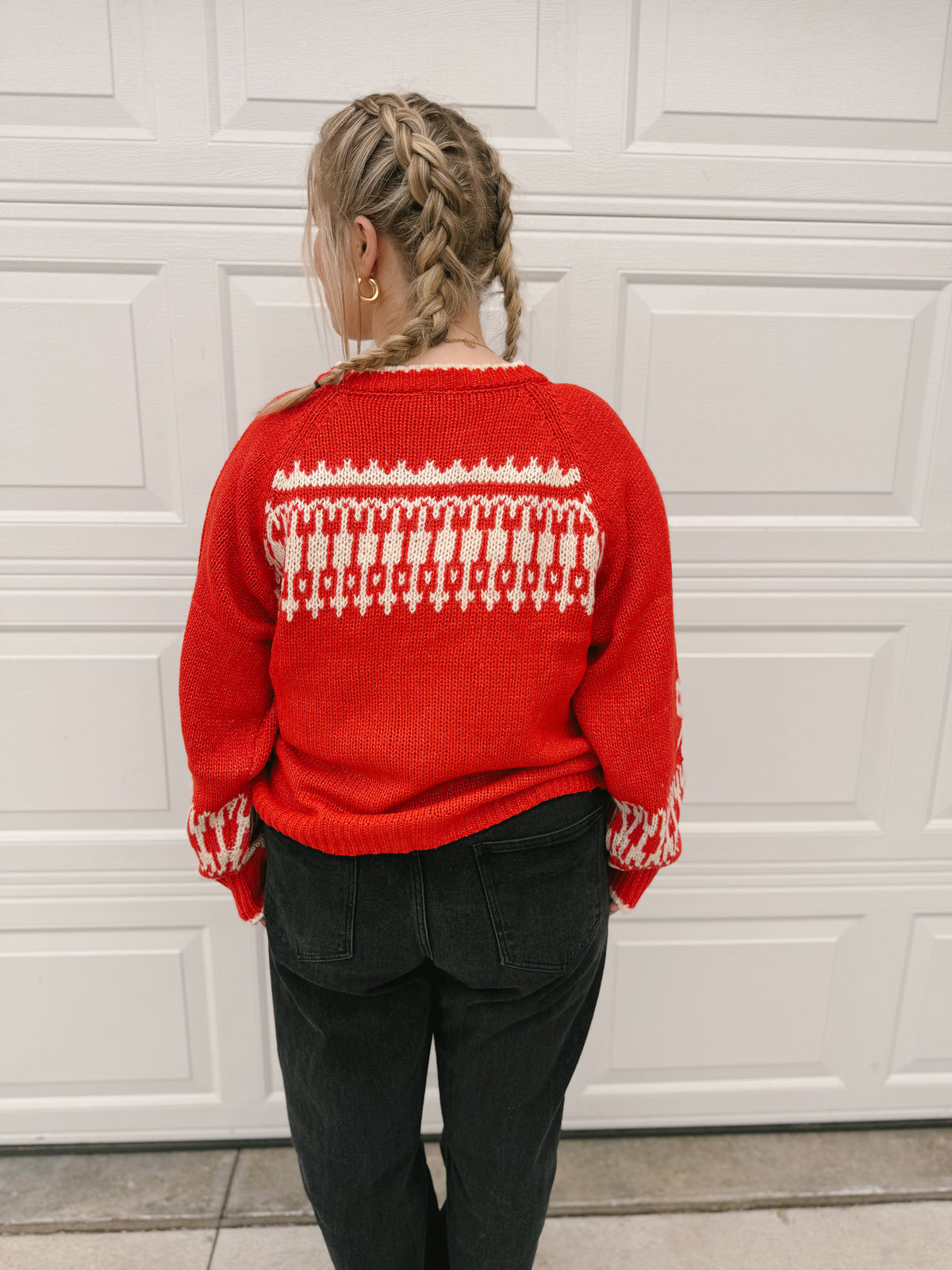 Geese Sweater Cardigan
